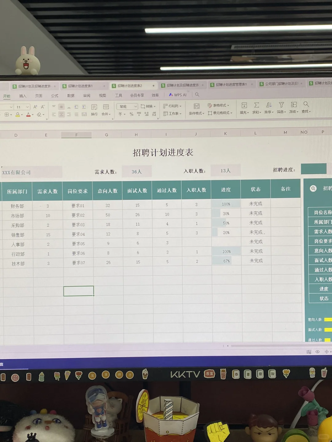 这套招聘计划表才是HR应该有的水平！