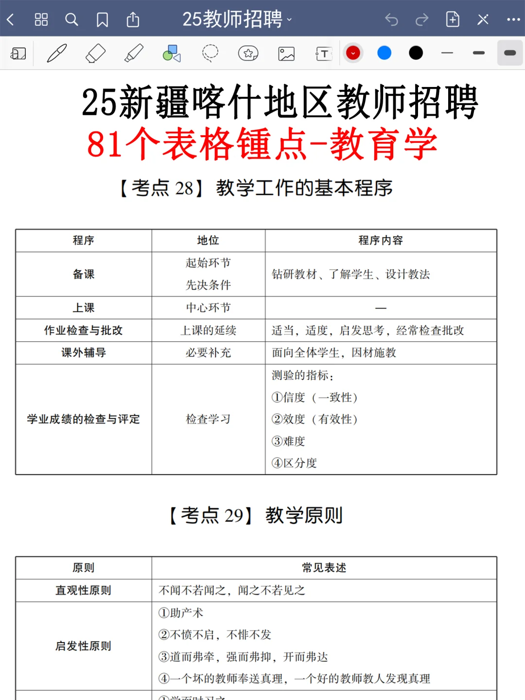 别裸考！7.19喀什地区教师编，无非就这43页！