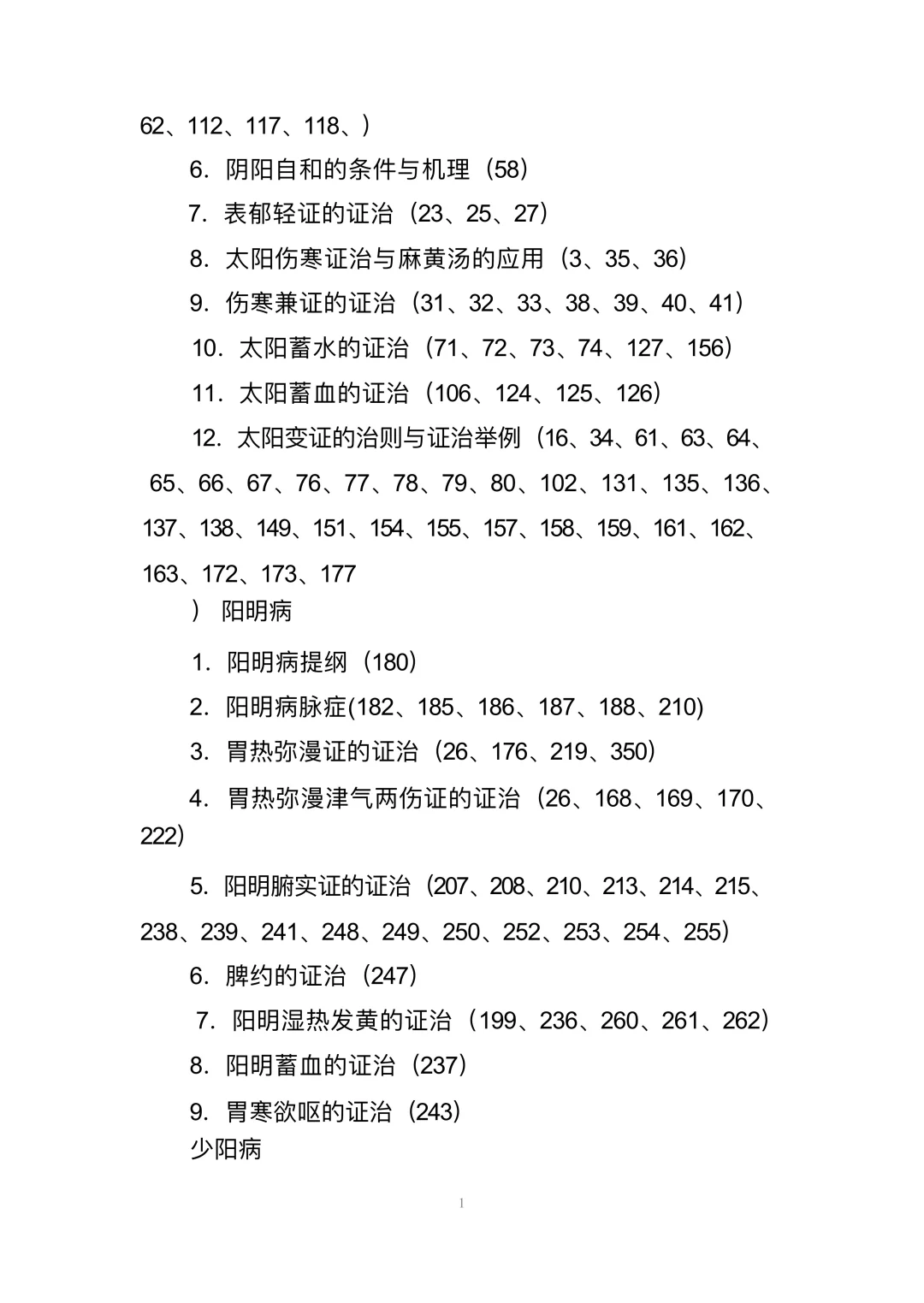 全国中医临床优秀人才研修项目 考试大纲