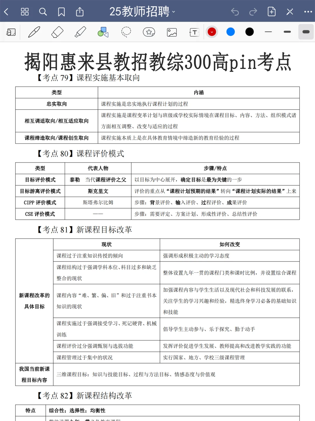 揭阳惠来县教招，会惩罚每一个不看通知的懒