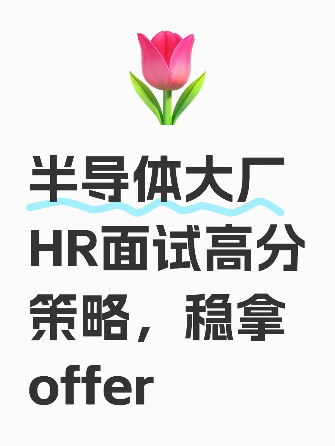 半导体大厂HR面试高分策略，稳拿offer