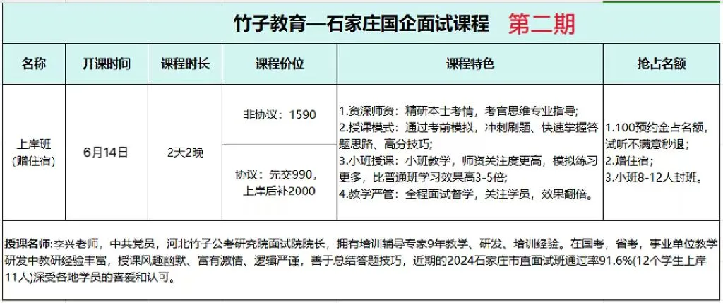 石家庄市市属国企面试时间