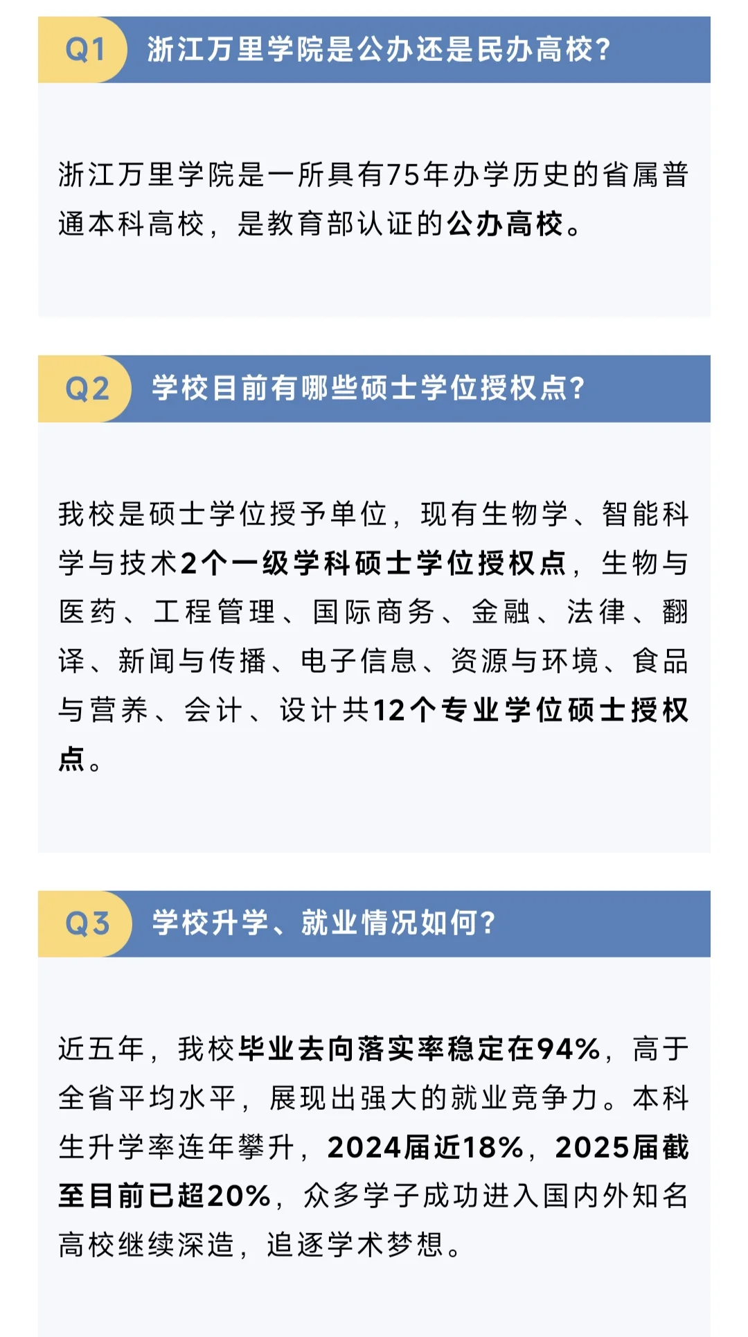 浙江万里学院几大优势