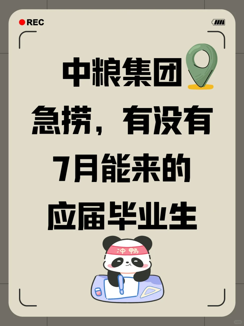 国企天花板！中粮集团急捞正式工！！