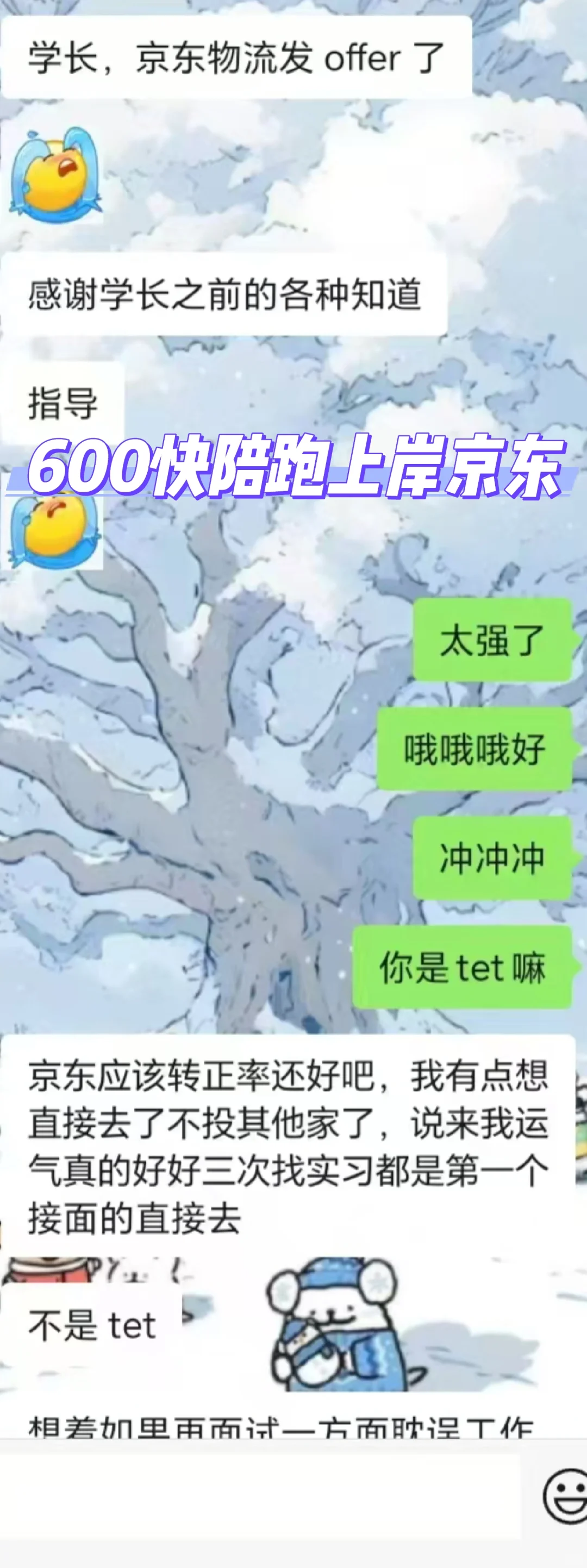 600块陪跑上岸京东我哭死😭