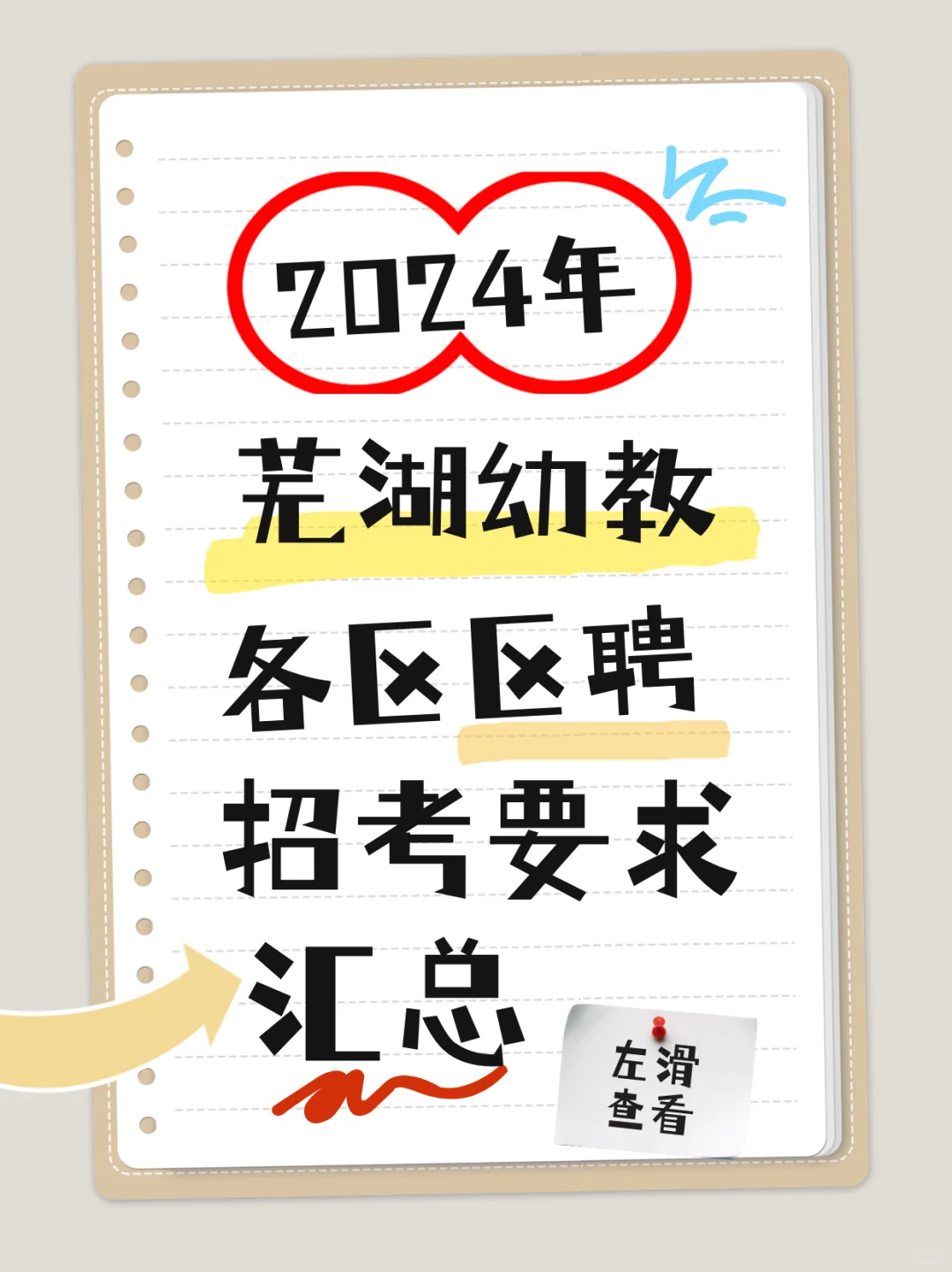 2024年芜湖幼教各区区聘招考要求汇总🔥