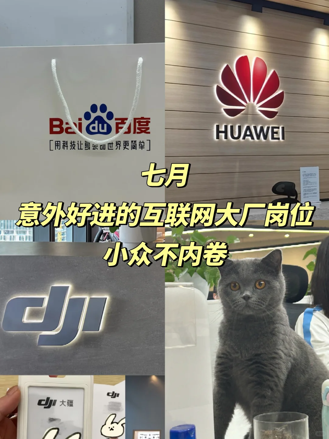 七月 意外好进的互联网大厂岗位！