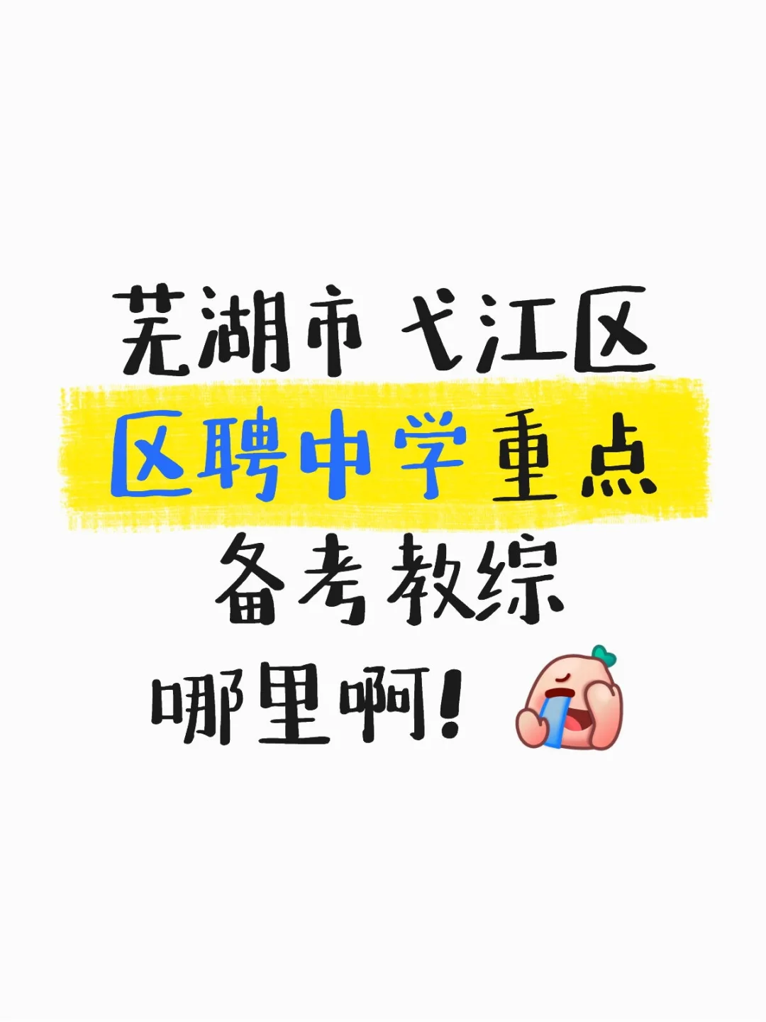 芜湖市弋江区区聘