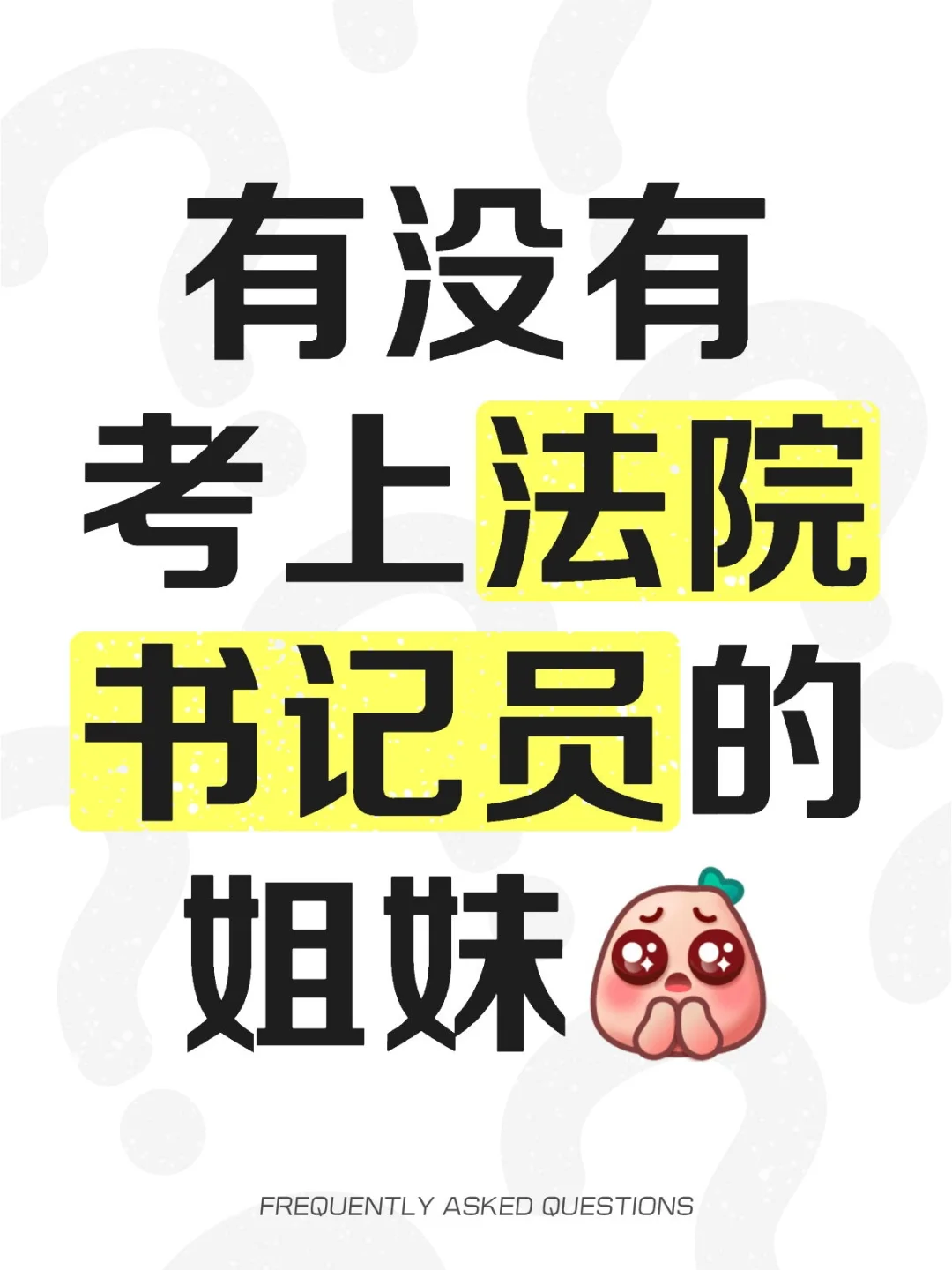 有没有考上法院书记员的姐妹