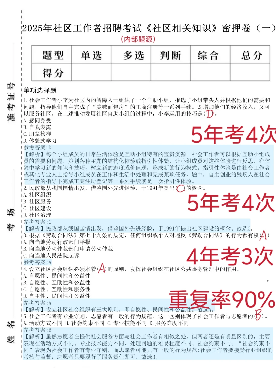 去年西城社区招聘压仲挺多的，看今年咋样