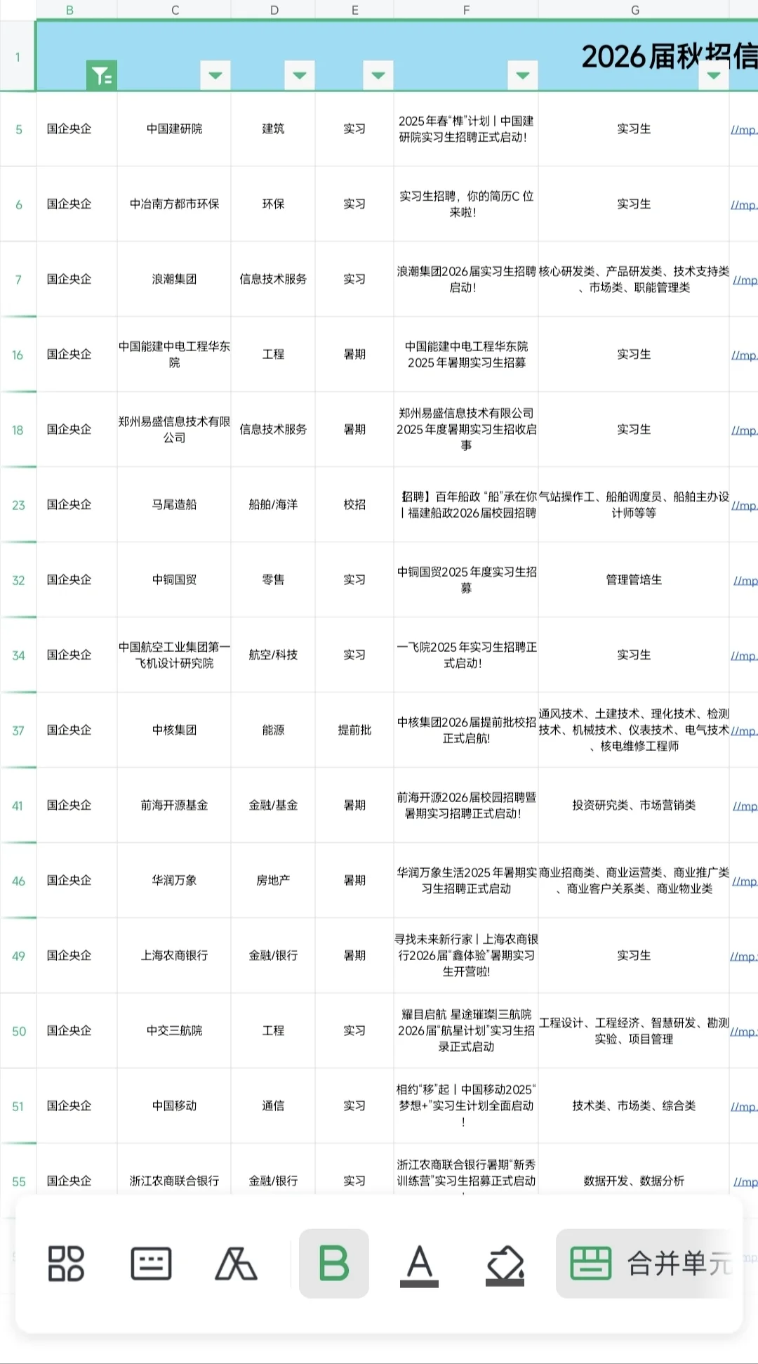 7月应届生能进的央国企600+个