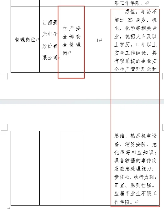 江西景光电子股份有限公司招聘啦！