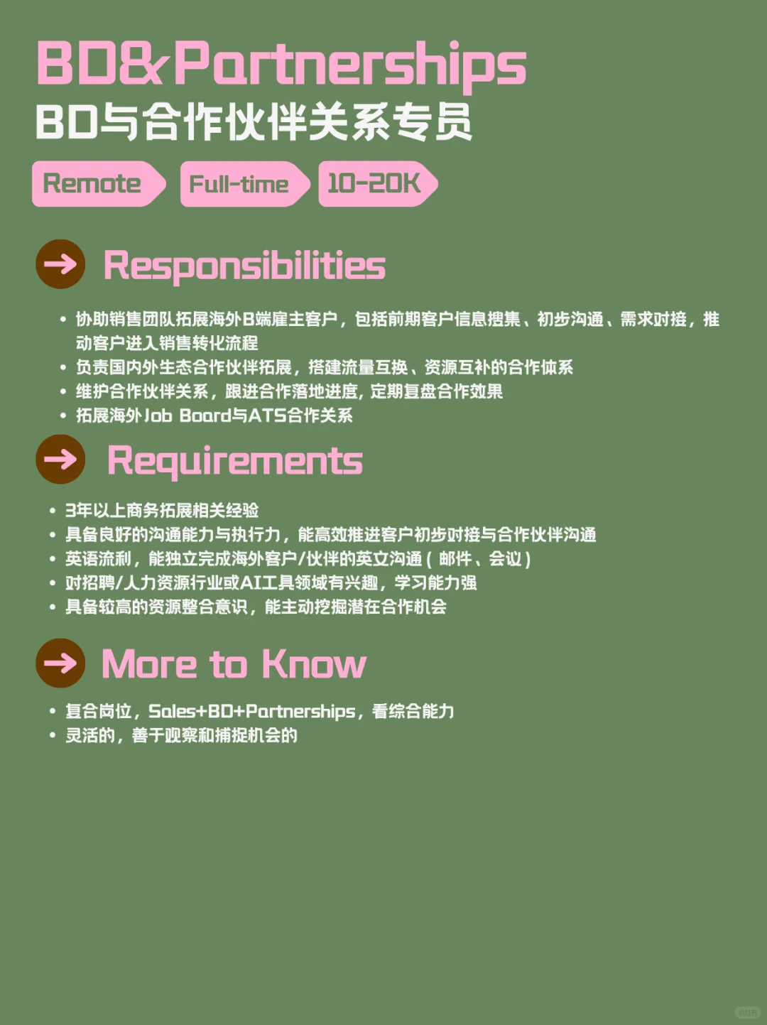 我的梦中情司招人啦👋全员远程办公10+hc