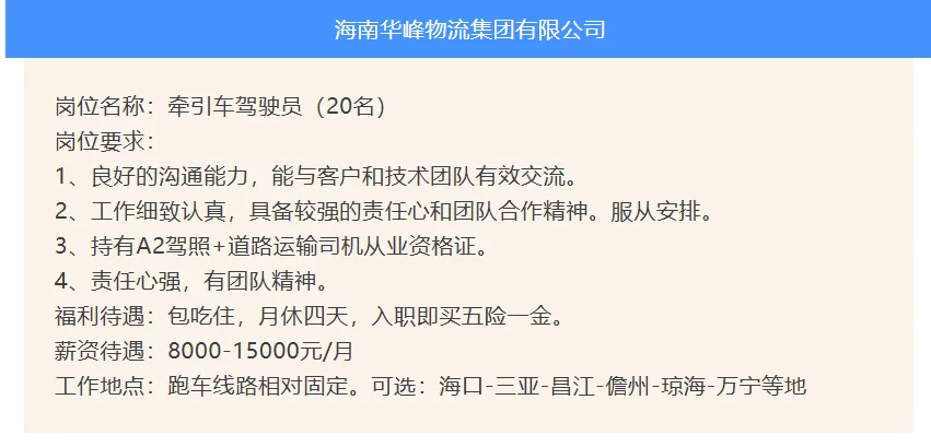 最新岗位