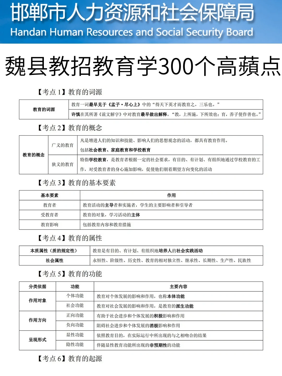 其实25邯郸魏县教招风向已经很明显了！