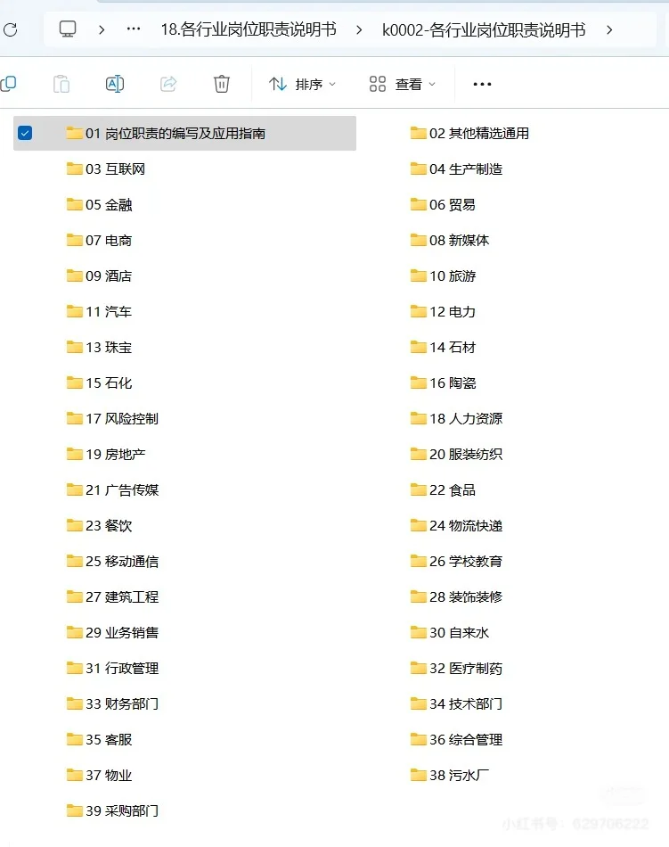 HR狂喜！🔥全网最全岗位职责说明书
