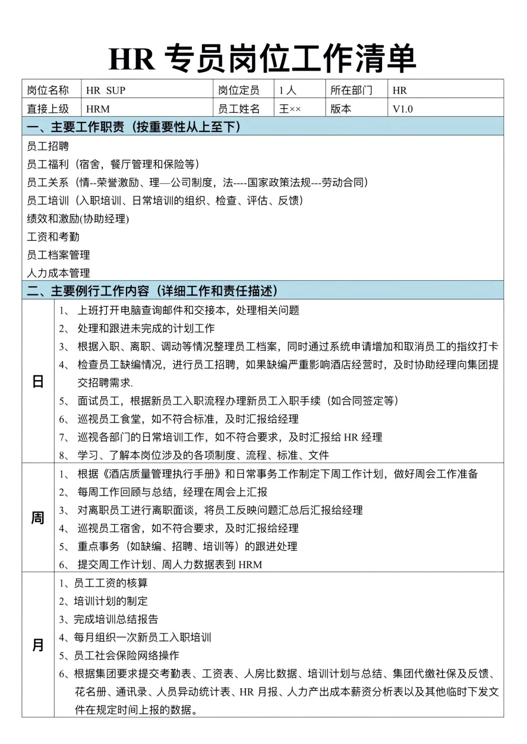 超全人事工作流程SOP这不就来了！