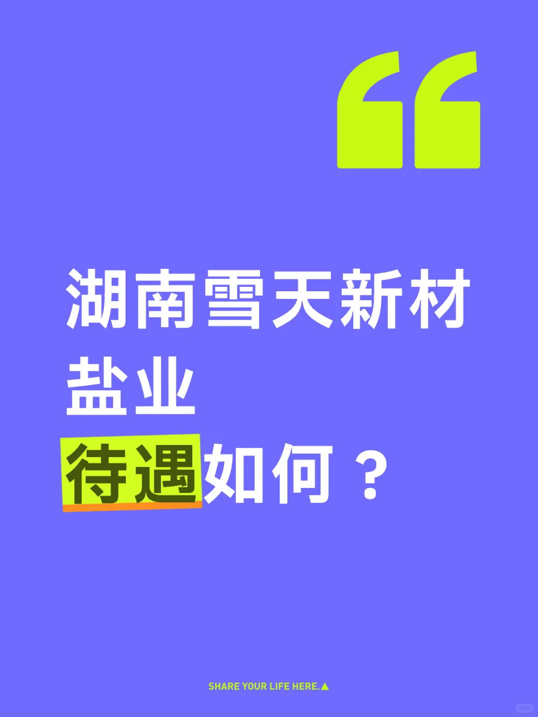 湖南雪天新材盐业衡东公司招聘