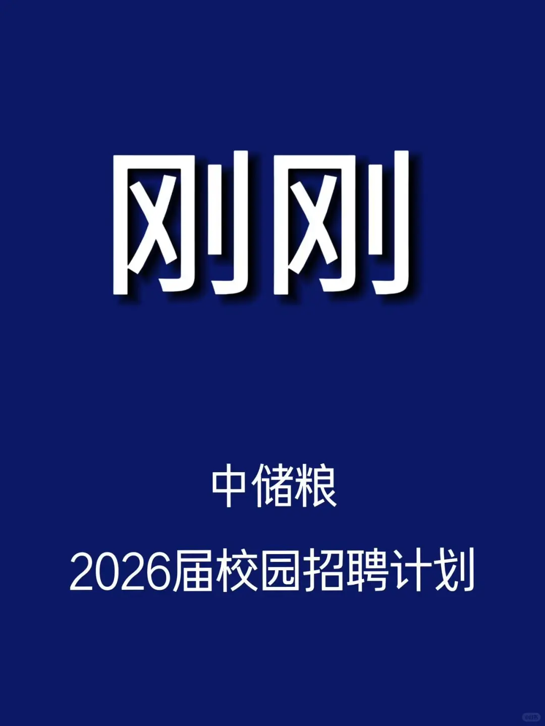 中储粮25下半年招聘计划