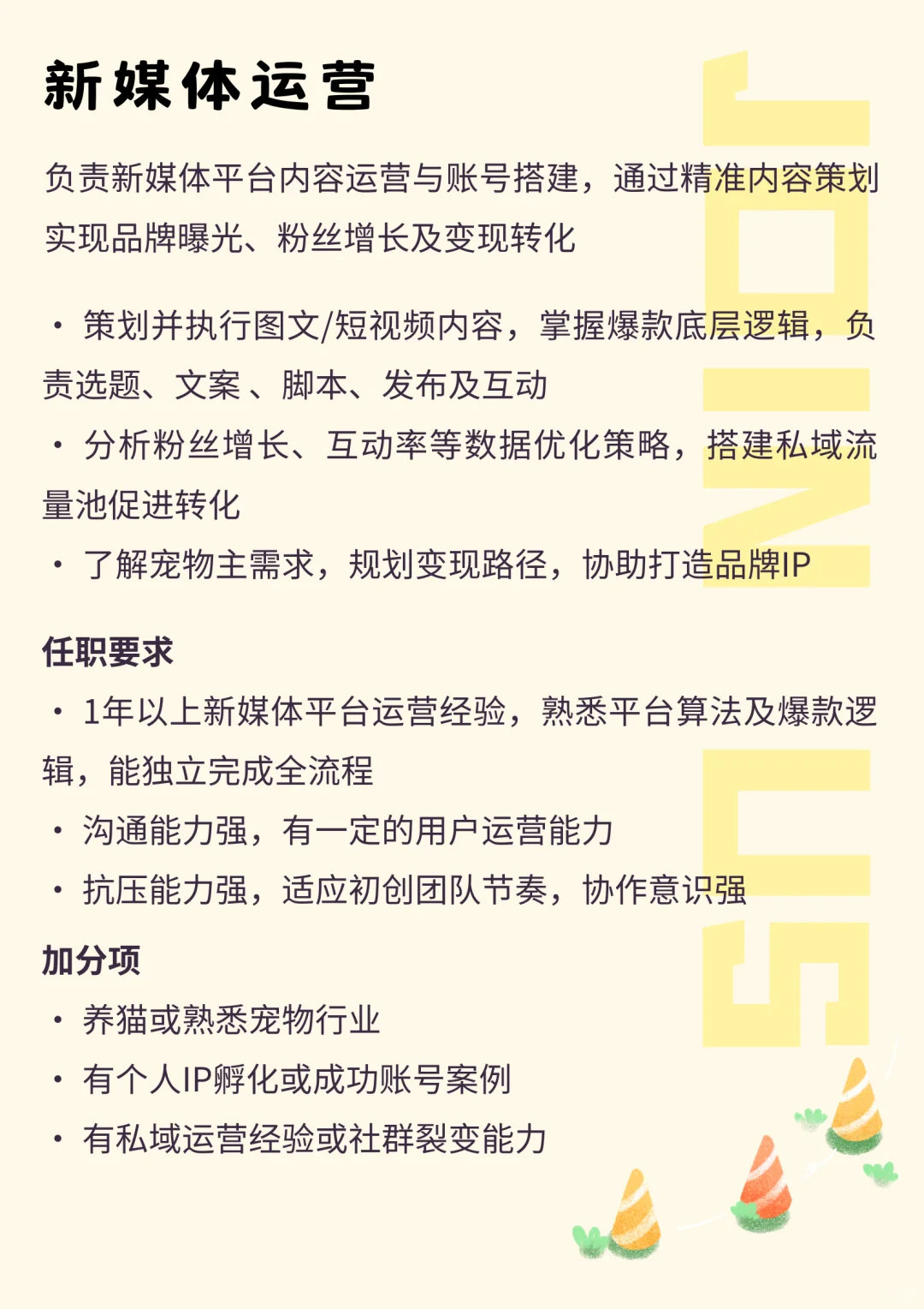 北京宠物公司招人啦～午餐全包，带薪撸猫！
