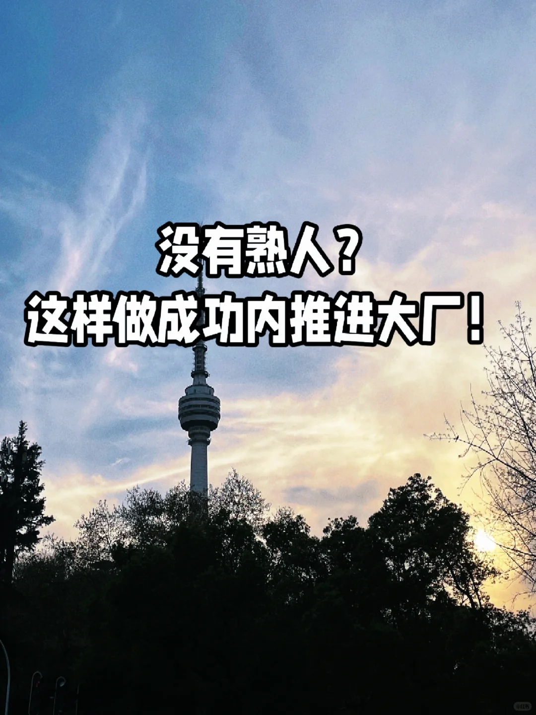没熟人？这样做成功内推进大厂！