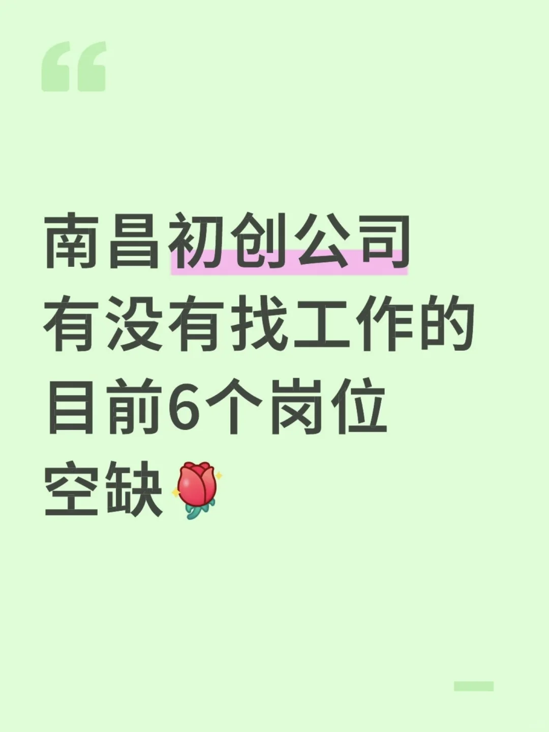 初创公司有没有姐妹来当同事的💪