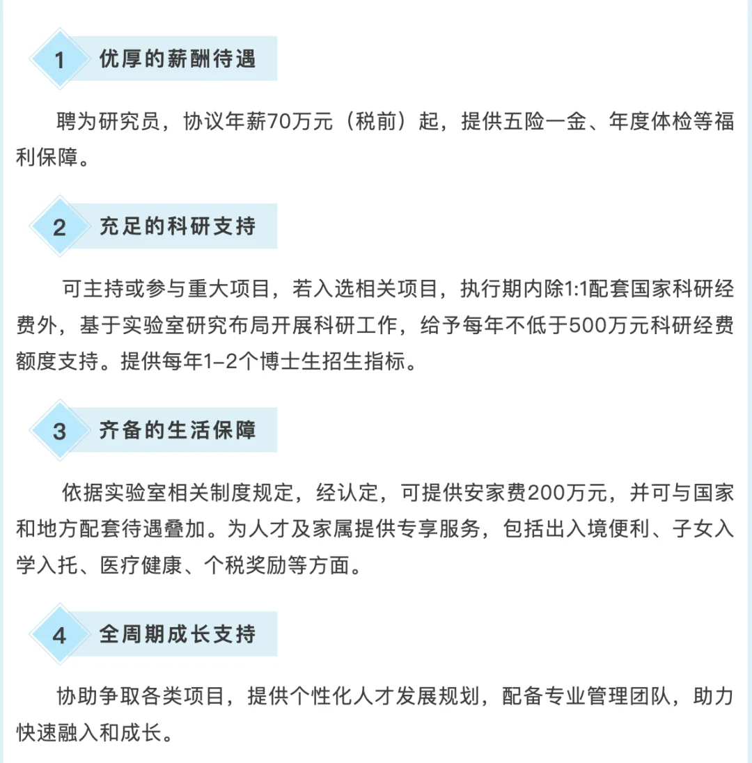 2025苏州实验室海外优秀人才招募