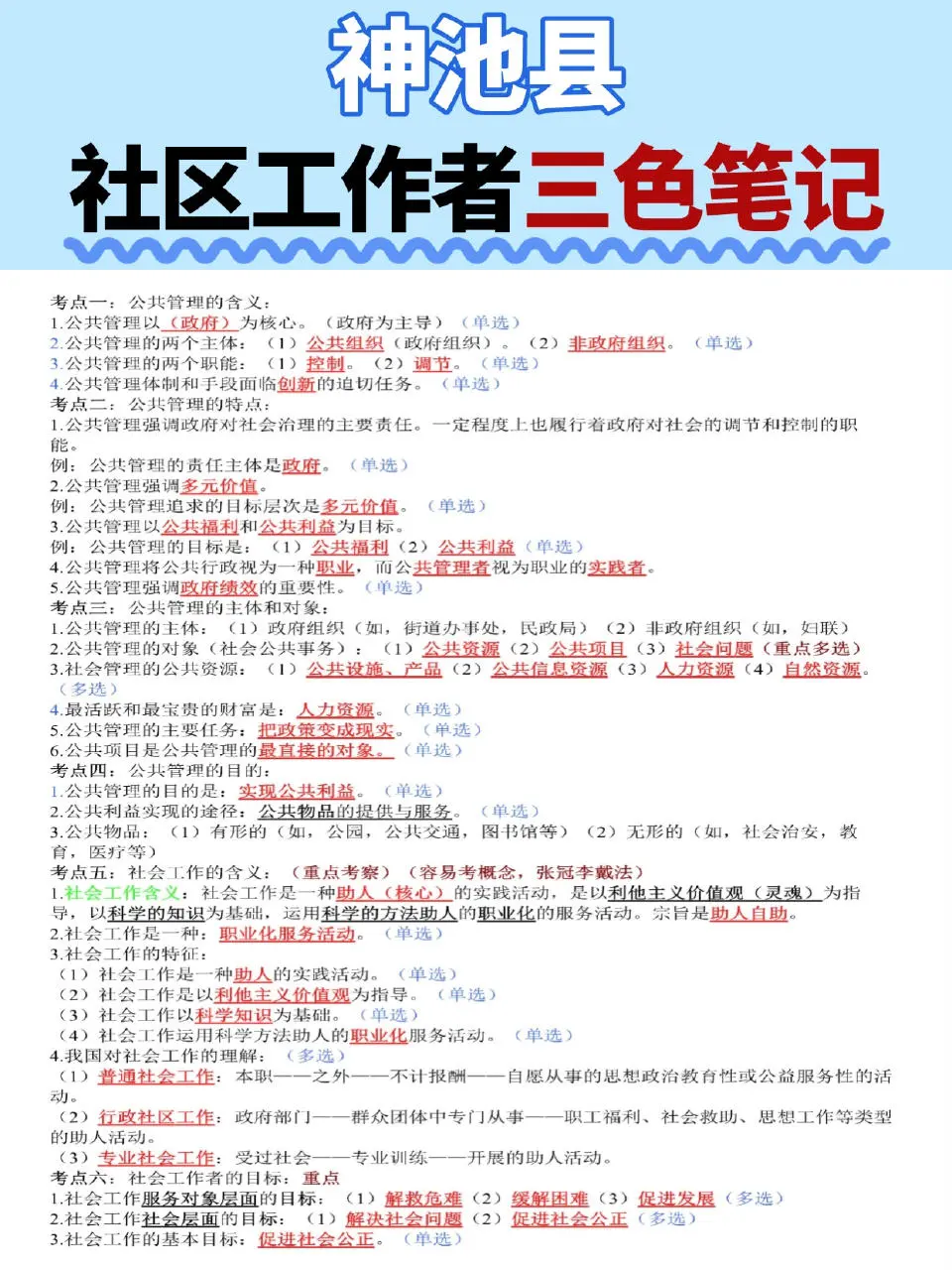 25神池县社区工作者招聘公告及备考资料分享