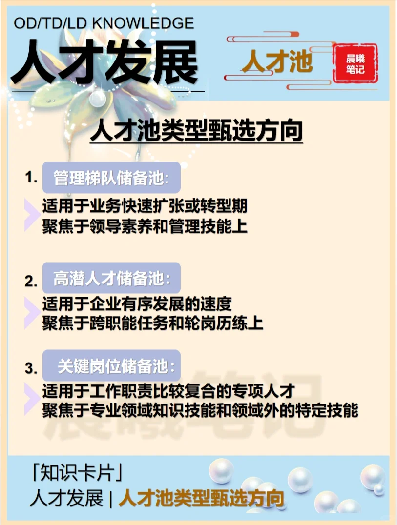 ✨人才池类型甄选方向|学会识别有据可依