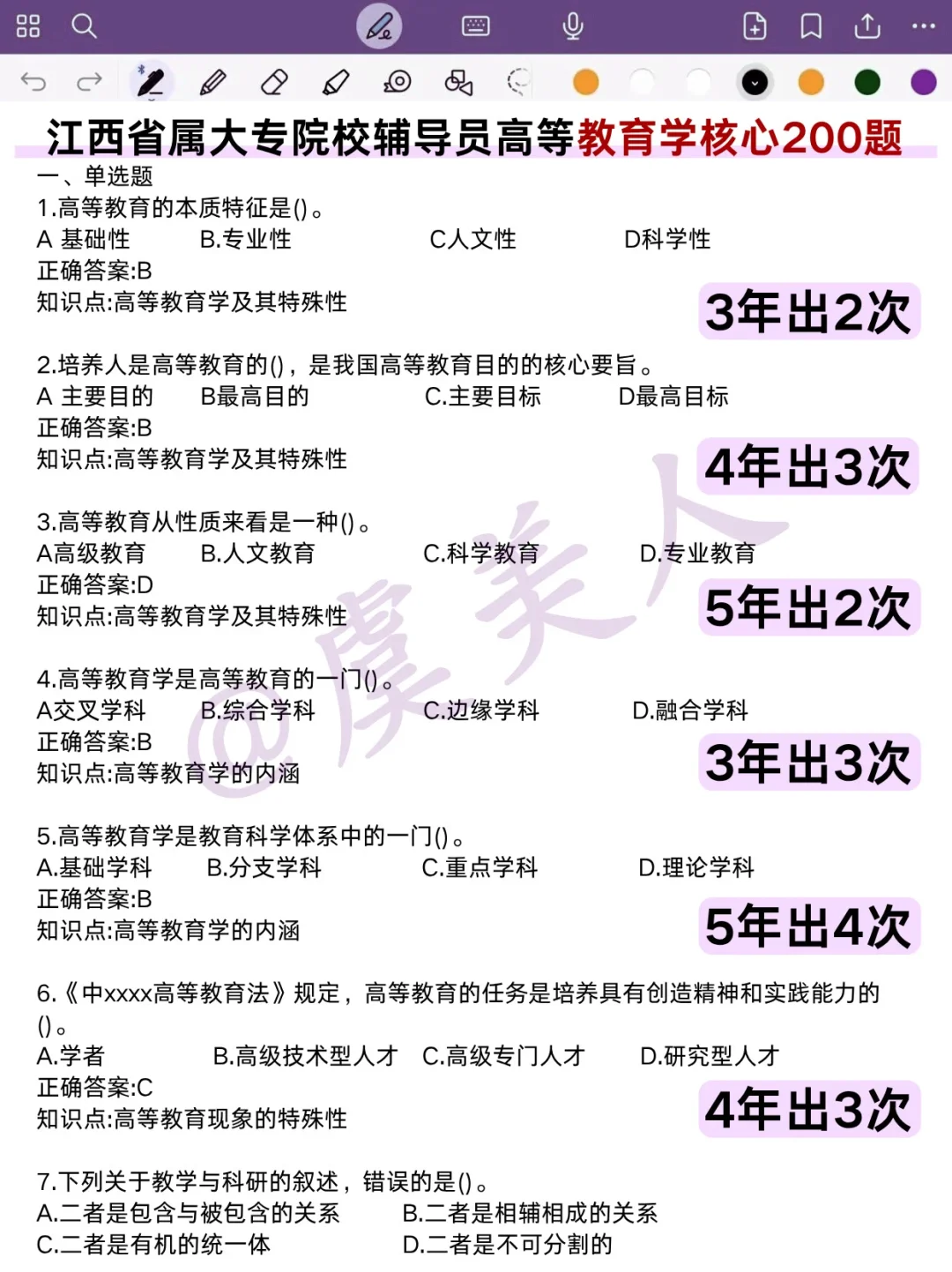 给大家普及一下江西省教育厅属院校的强度！