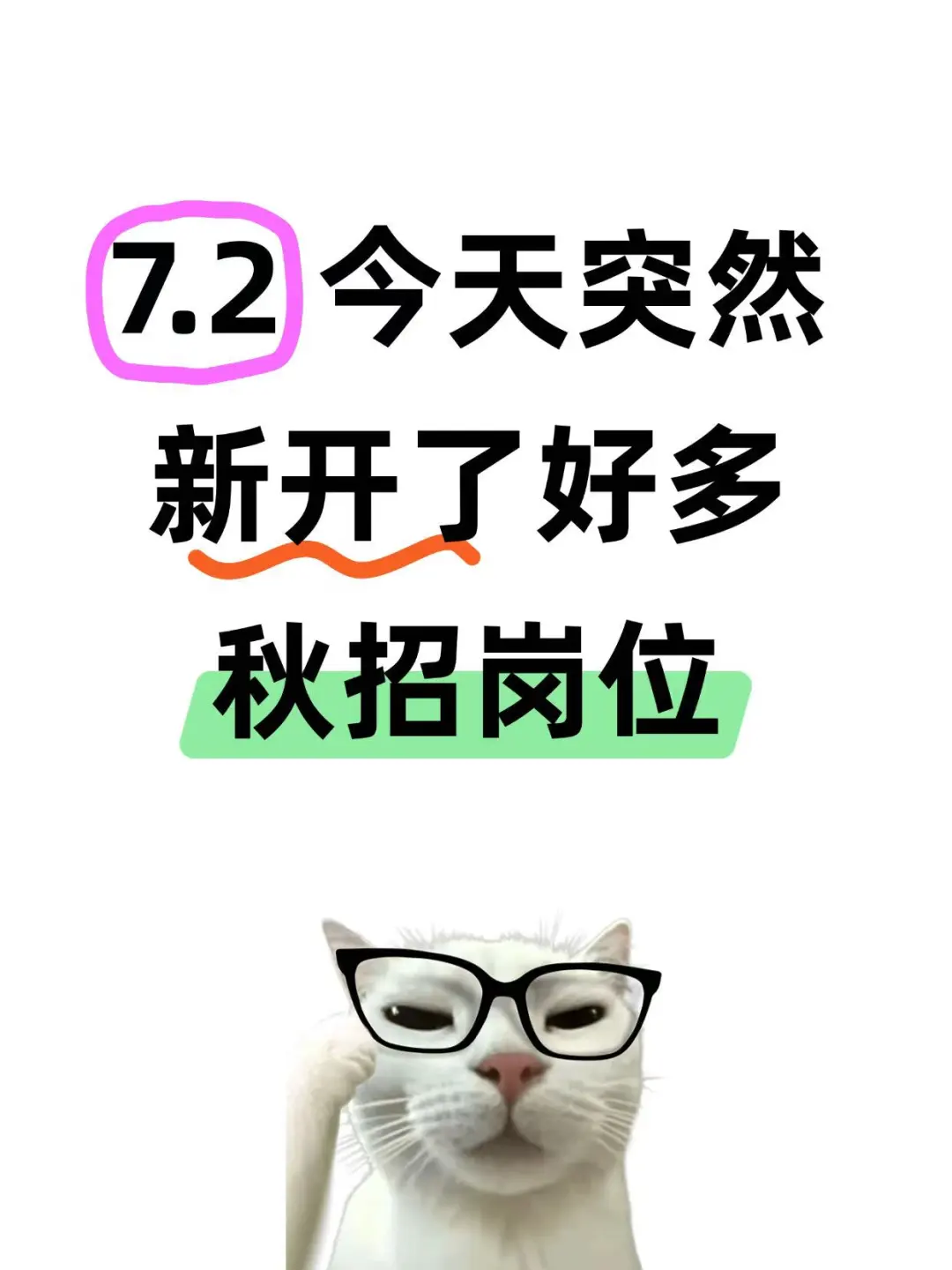7.2 今天又突然新开了好多秋招！！！