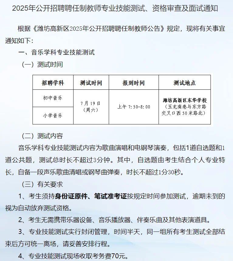 潍坊高新区聘出成绩了