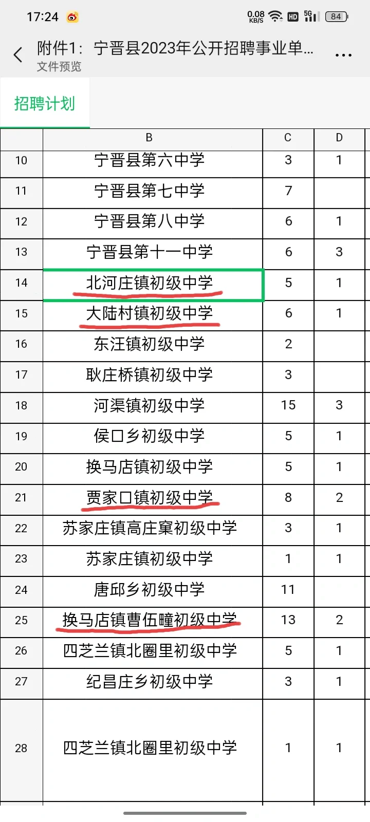 宁晋教师选岗