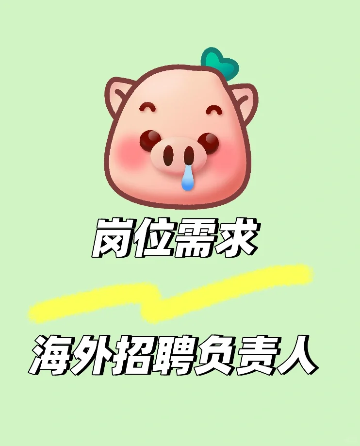 岗位需求：海外招聘负责人