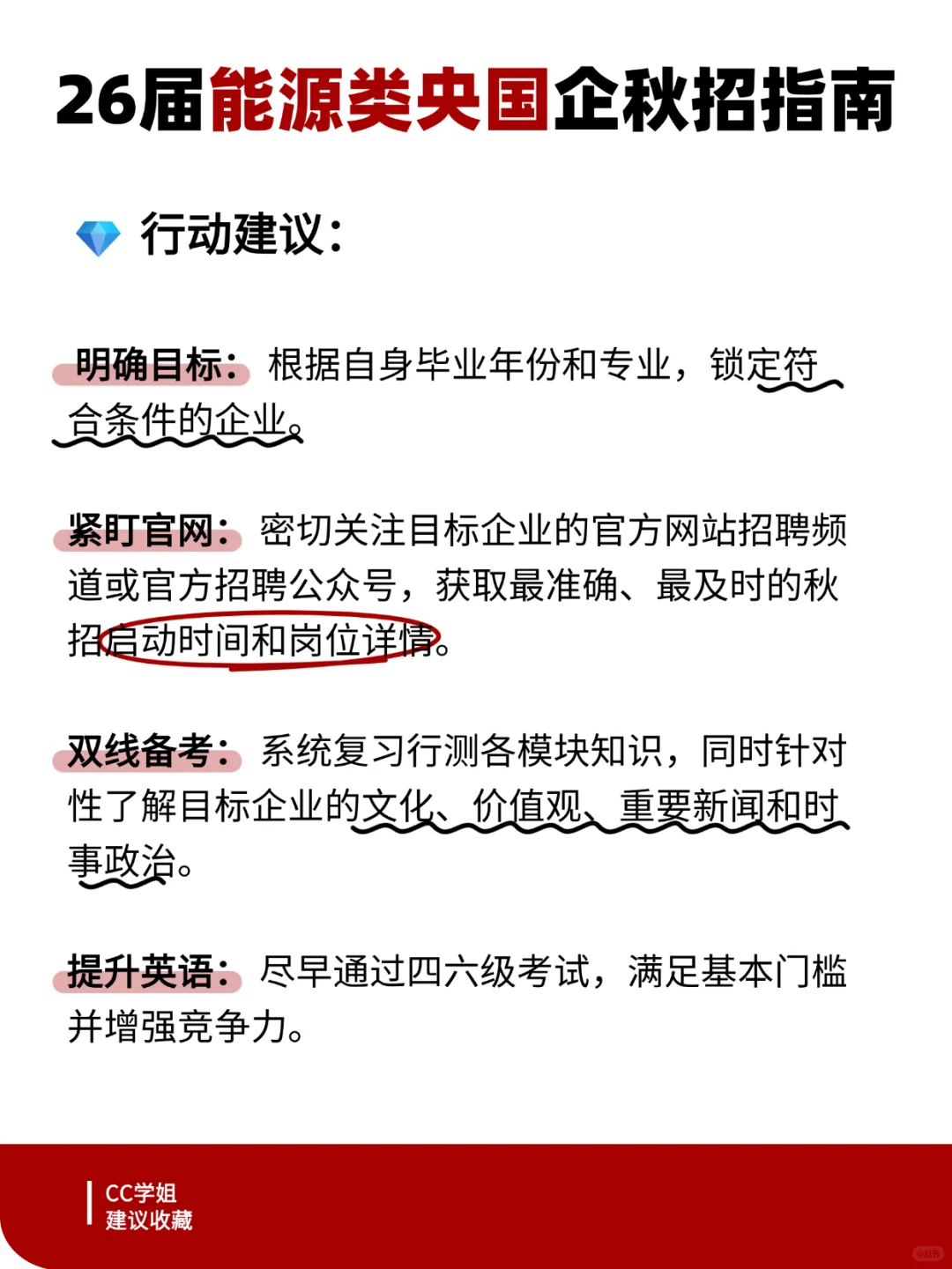 26届能源央国企秋招指南