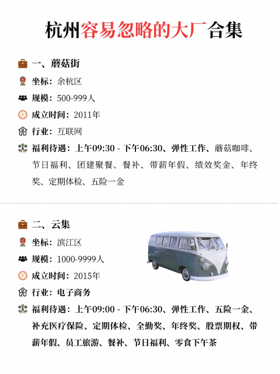 杭州容易进的大厂合集！