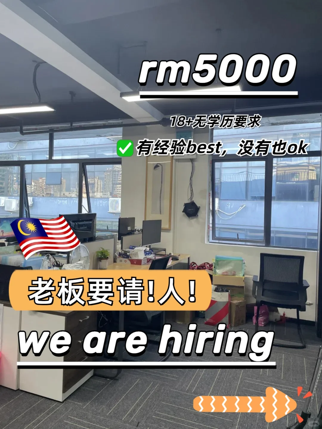 🇲🇾4月Full Time Job Hiring❗
