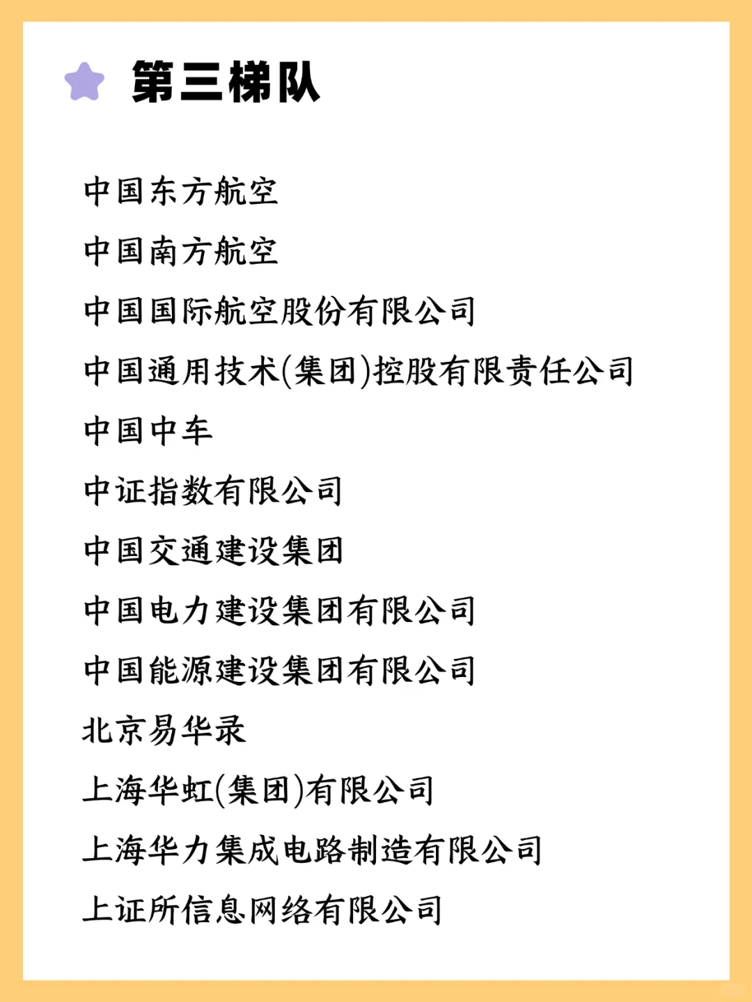 央国企的五个梯队，你想投哪个