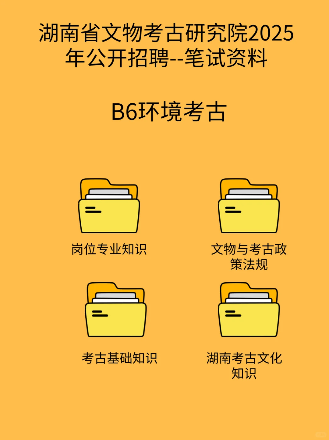 湖南省文物考古研究院2025公开招聘笔试资料