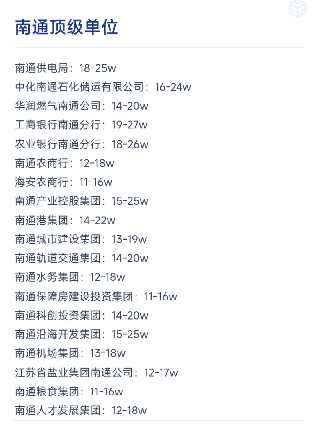 顶级单位——南通