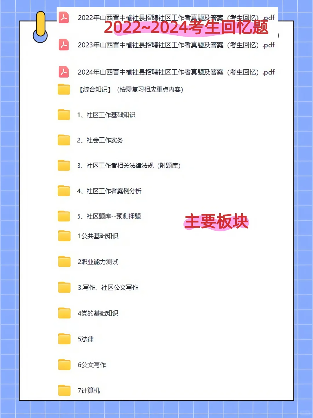 榆社 23 个社区岗！速来报名📢