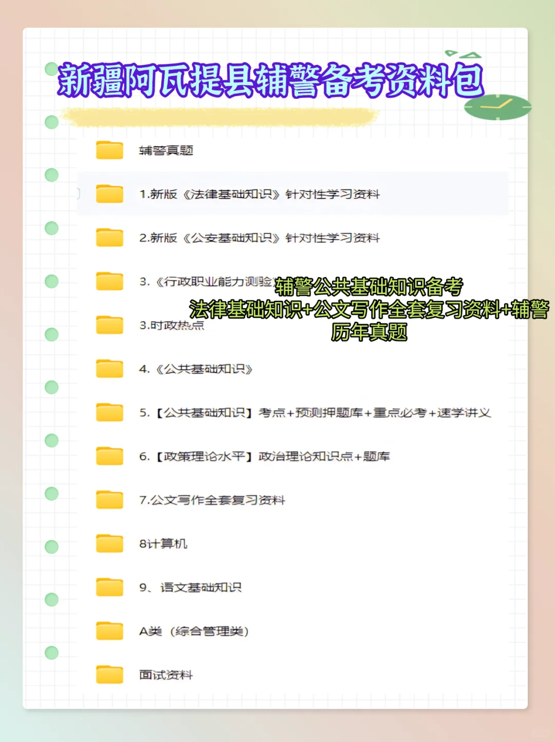 25新疆阿瓦提县辅警招聘，今年是真放水啊