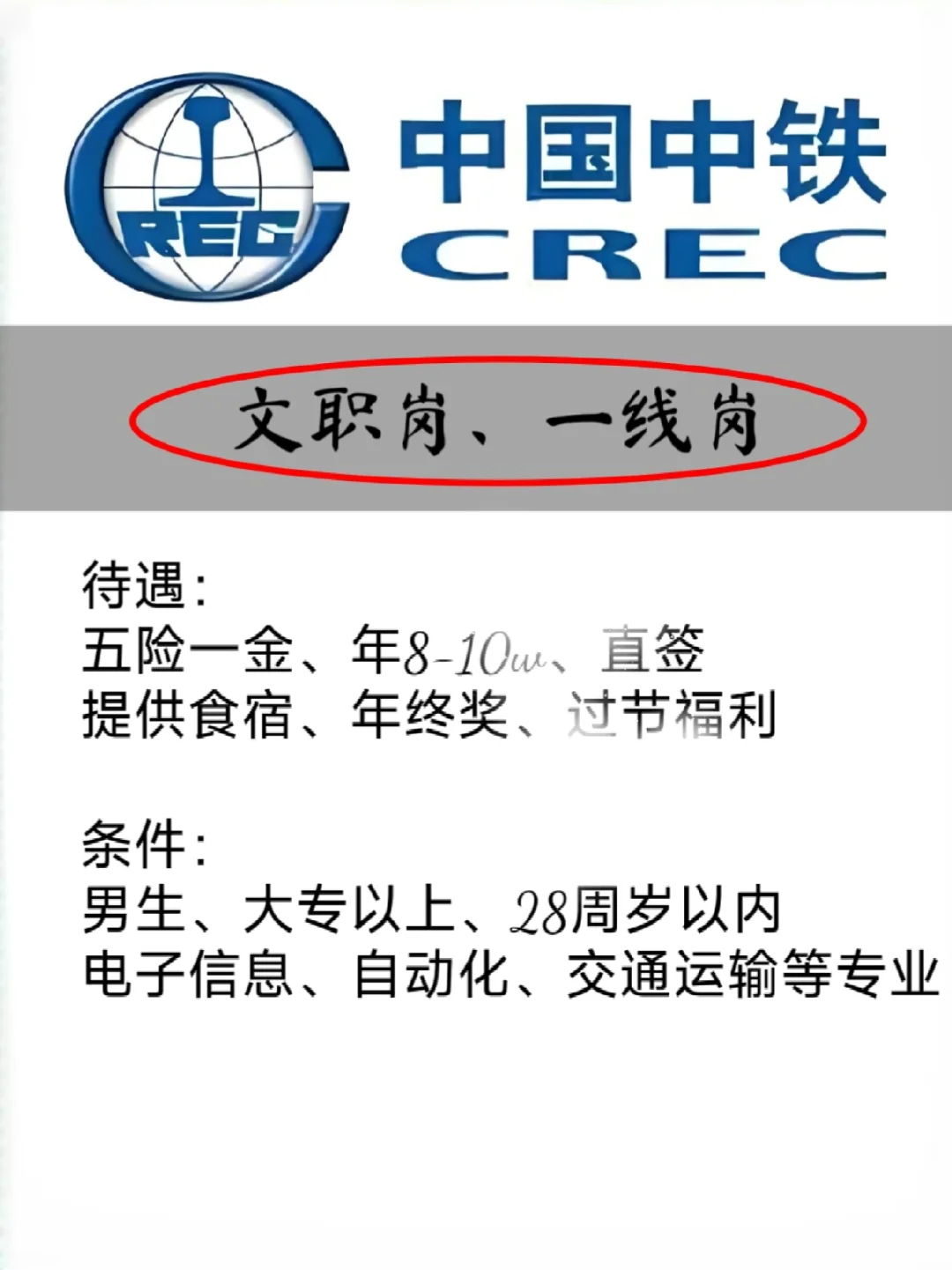 国有企业+五险一金+正式，快去报名吧别晚了