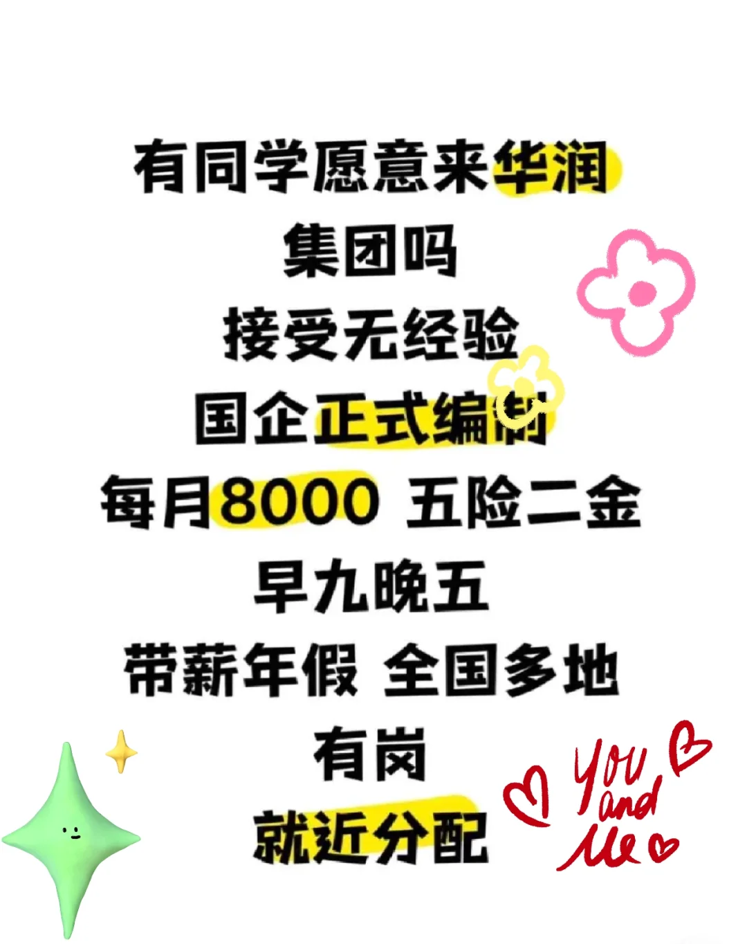 华润捞毕业生来啦