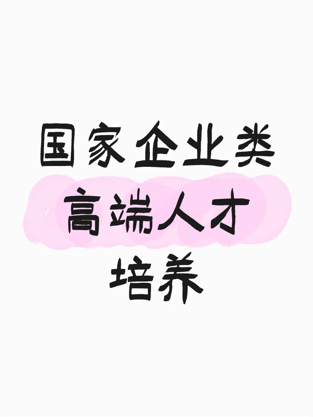 企业类高端人才储备