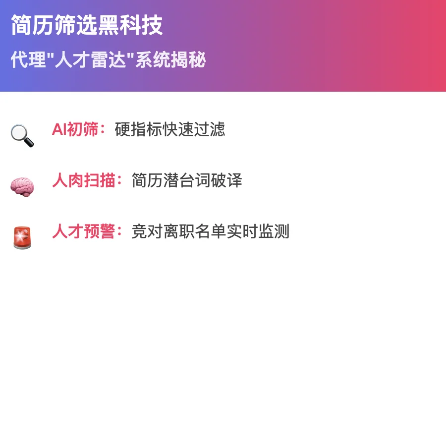 筛简历到眼瞎？代招“人才雷达”启动！