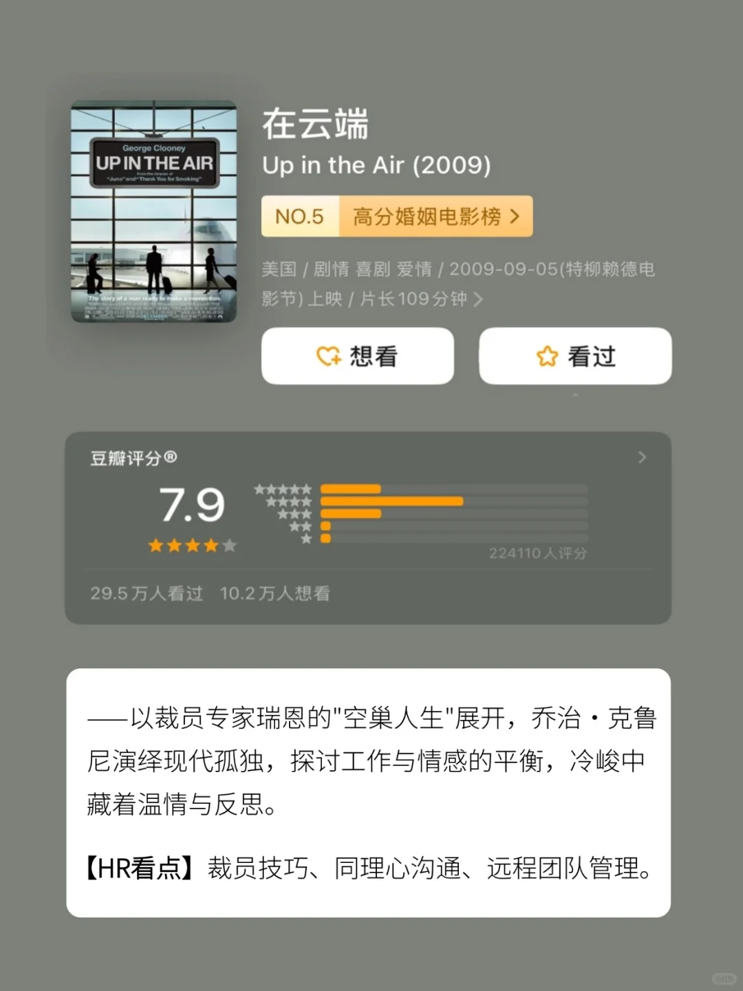 HR周末狂刷这10部电影🔥狠狠提前自己！