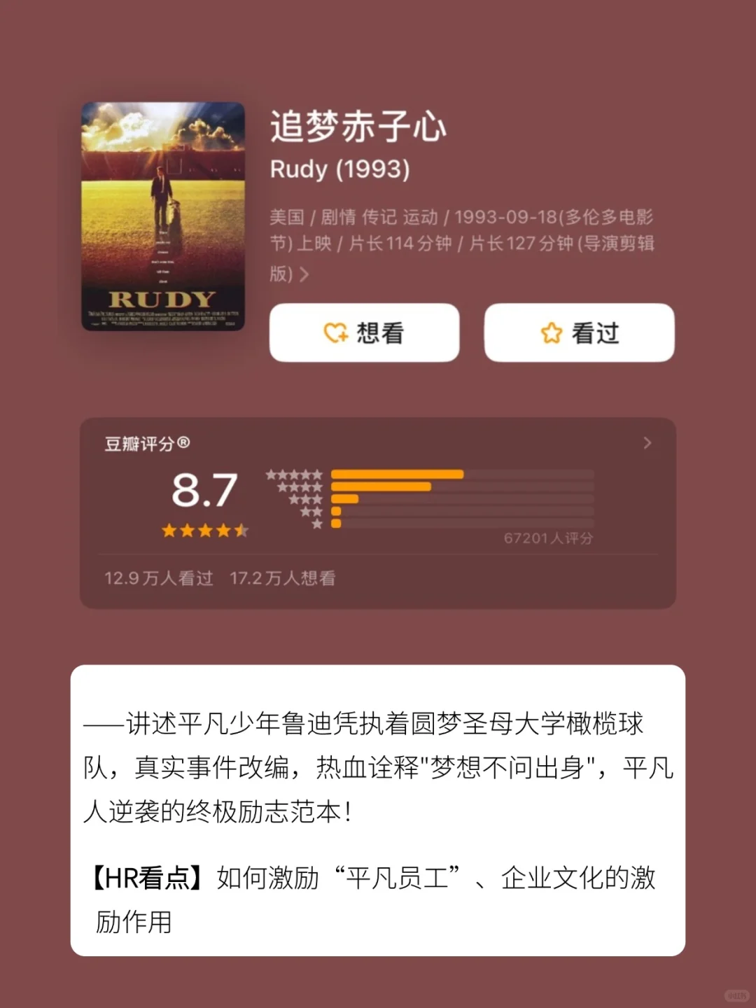 HR周末狂刷这10部电影🔥狠狠提前自己！