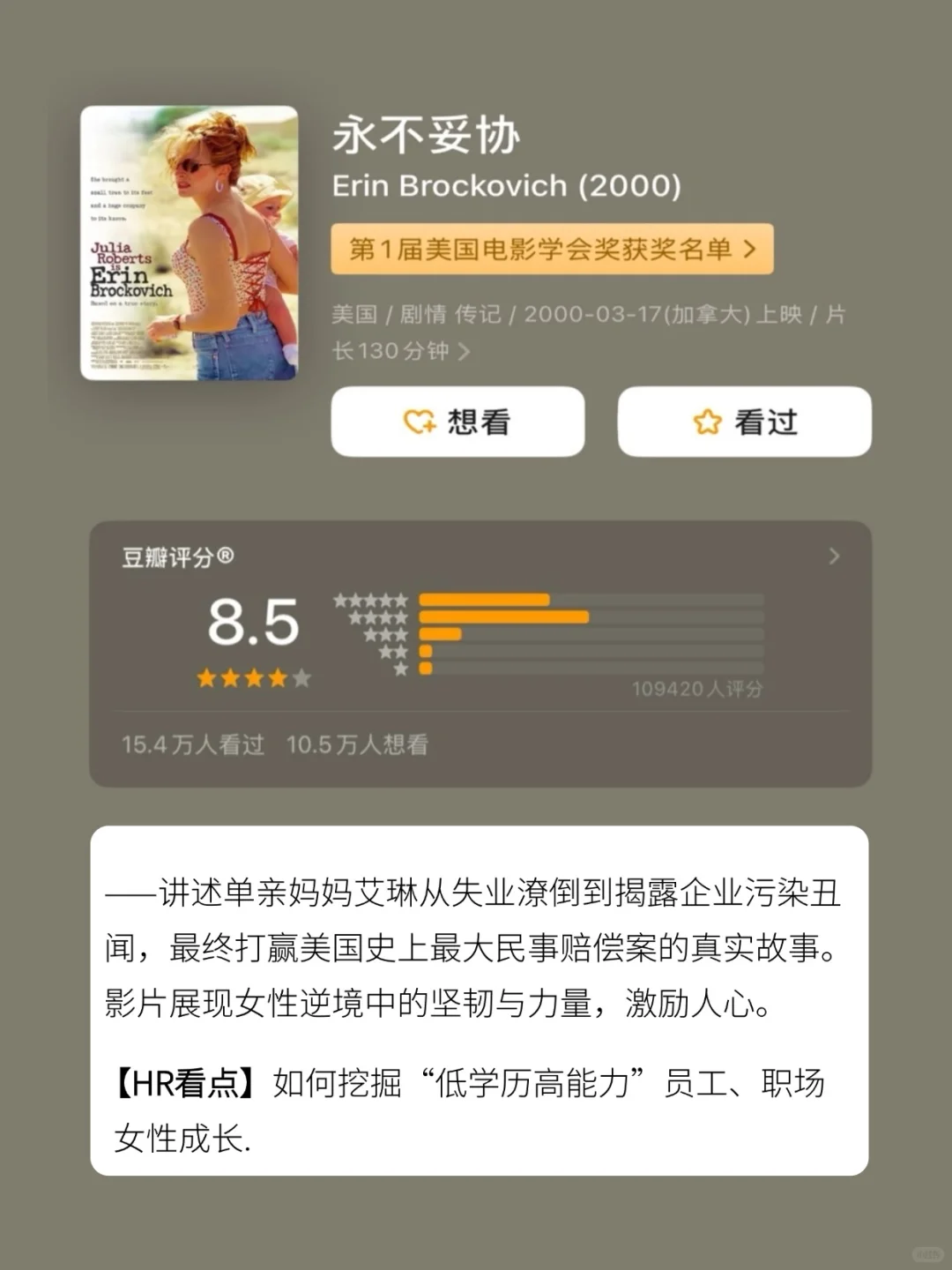 HR周末狂刷这10部电影🔥狠狠提前自己！