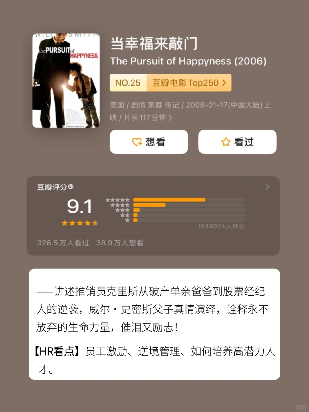 HR周末狂刷这10部电影🔥狠狠提前自己！